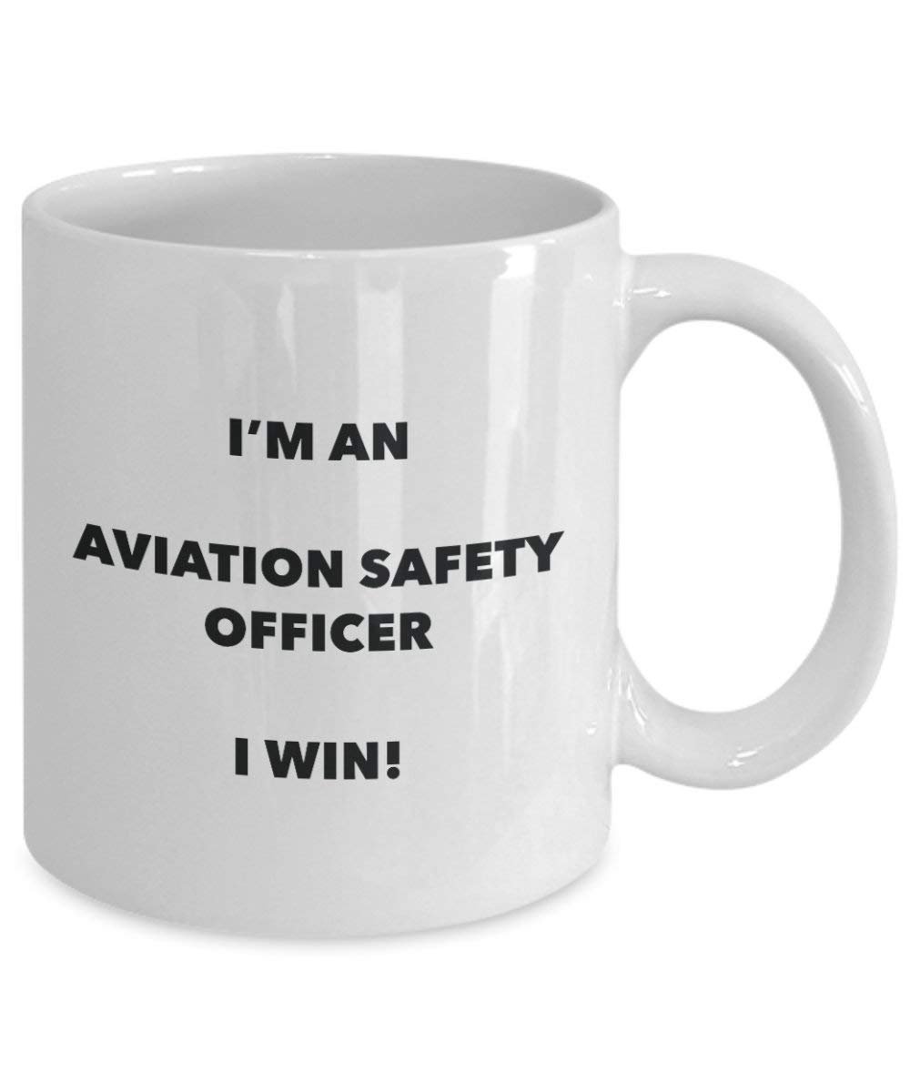 FLugsicherheit Officer Tasse – Ich bin ein FLugsicherheit Officer I Win. – Funny Kaffeetasse – Neuheit Geburtstag Weihnachten Gag Geschenke Idee