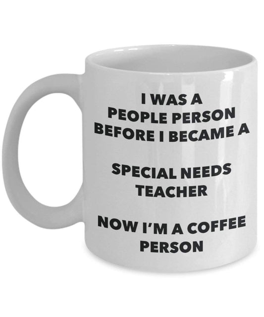 besonderen Bedürfnissen Lehrer Kaffee Person Tasse – Funny Tee Kakao-Tasse – Geburtstag Weihnachten Kaffee Lover Cute Gag Geschenke Idee