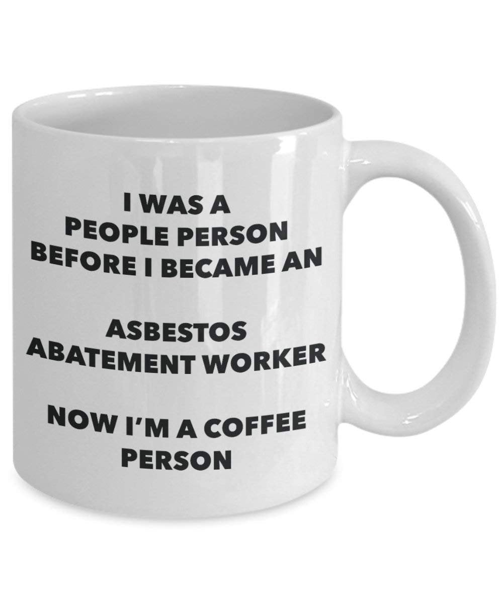 Asbest Rabatt Worker Kaffee Person Tasse – Funny Tee Kakao-Tasse – Geburtstag Weihnachten Kaffee Lover Cute Gag Geschenke Idee