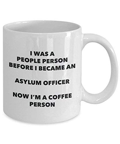 Asylum Officer Kaffee Person Tasse – Funny Tee Kakao-Tasse – Geburtstag Weihnachten Kaffee Lover Cute Gag Geschenke Idee