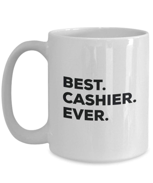Best Kasse Ever Tasse – Funny Coffee Cup – Thank You Anerkennung für Weihnachten Geburtstag Urlaub Einzigartiges Geschenk Ideen