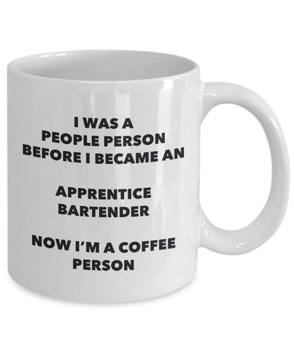 Apprentice Bartender Coffee Person Mug - Funny Tea Cocoa Cup - Birthday Christmas Coffee Lover Cute Gag Gifts Idea