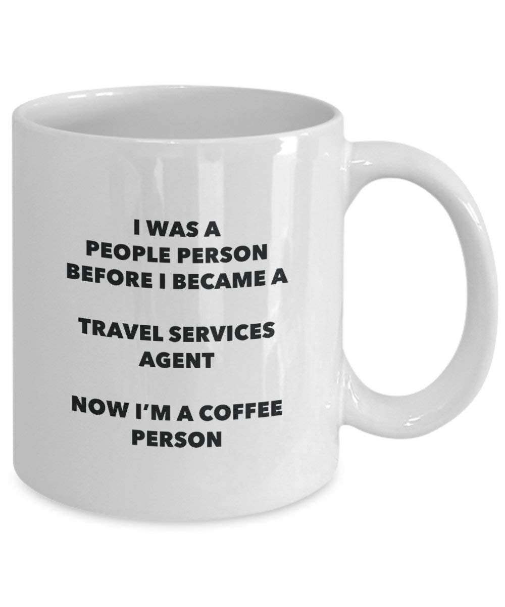 viaggio servizi agente cacao persona – Tazza da tè caffè tazza – Birthday Christmas Coffee Lover cute GAG regalo idea 11oz Infradito colorati estivi, con finte perline