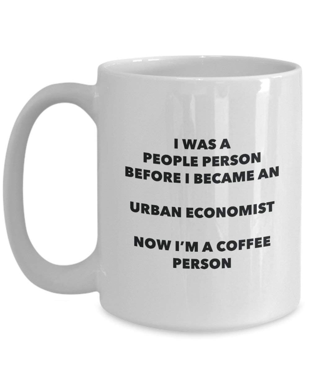 Urban Économiste personne à café Mug Tasse à thé de cacao – rigolo – Anniversaire de Noël amateur de café mignon Gag Gifts Idée 15oz blanc