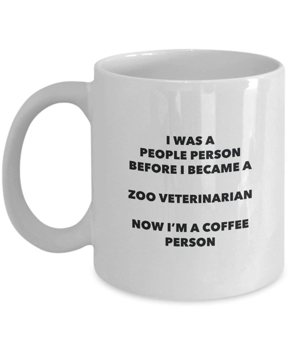 Zoo Veterinarian Coffee Person Mug - Funny Tea Cocoa Cup - Birthday Christmas Coffee Lover Cute Gag Gifts Idea