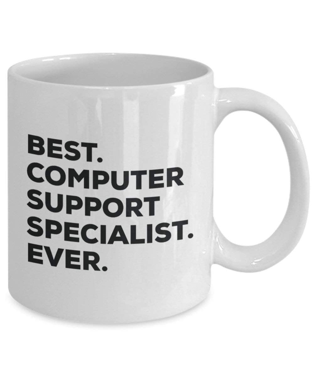 Best Computer unterstützt Specialist Ever Tasse – Funny Coffee Cup – Thank You Anerkennung für Weihnachten Geburtstag Urlaub Einzigartiges Geschenk Ideen