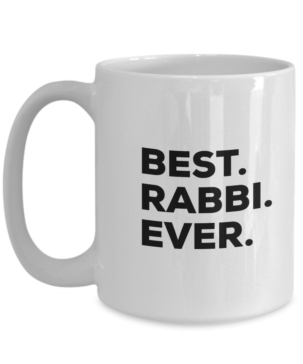 Rabbi-Geschenke – Geschenk für Rabbis, Best Rabbi Ever Tasse – Neuheit Geschenkidee – Resident advisor – Lustig – für eine Geschenkidee, als Geschenk – Add To Gif 11oz weiß