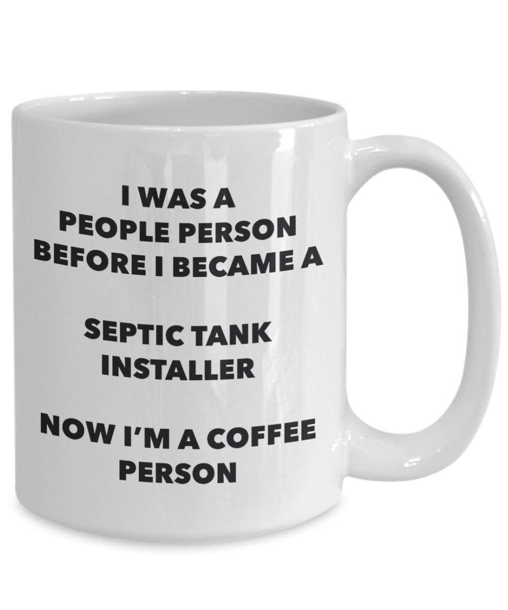 septische behälterbelüftung Installer Kaffee Person Tasse – Funny Tee Kakao-Tasse – Geburtstag Weihnachten Kaffee Lover Cute Gag Geschenke Idee
