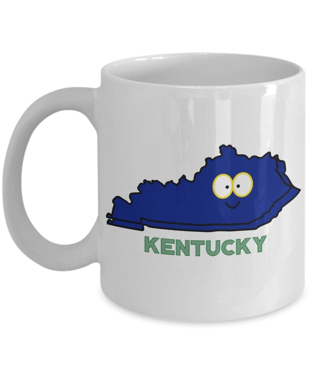 Kentucky Reisebecher – Lustige Teetasse für heiße Kakao-Kaffeetasse – Neuheit Geburtstag Weihnachten Jahrestag Gag Geschenkidee