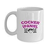 Funny Cocker Spaniel Couple Mug – Cocker Spaniel Dad – Cocker Spaniel Mom – Cocker Spaniel Lover Gifts - Unique Ceramic Gifts Idea (Mom)