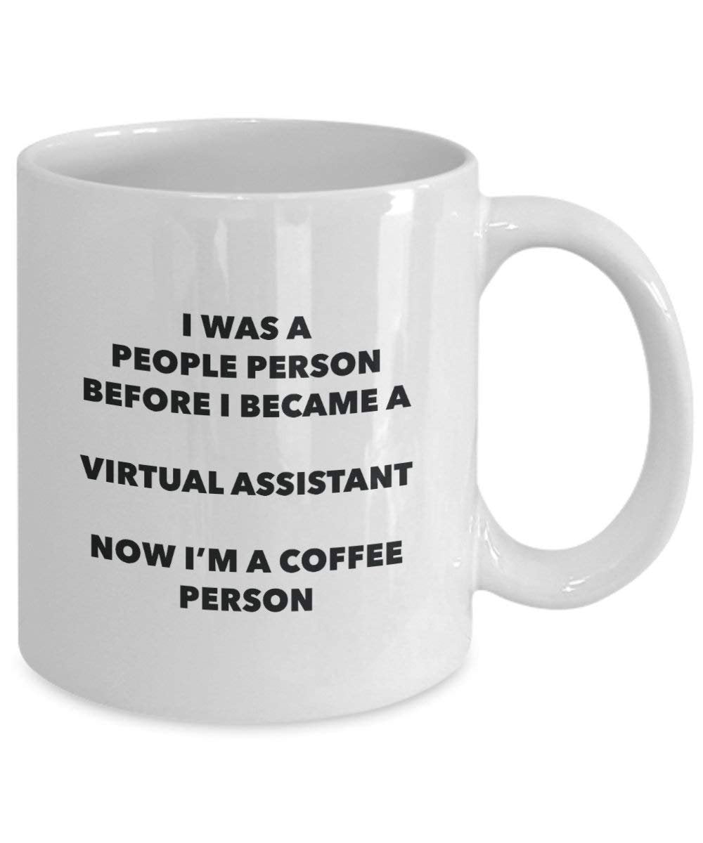 Virtual Assistant Coffee Person Mug - Funny Tea Cocoa Cup - Birthday Christmas Coffee Lover Cute Gag Gifts Idea