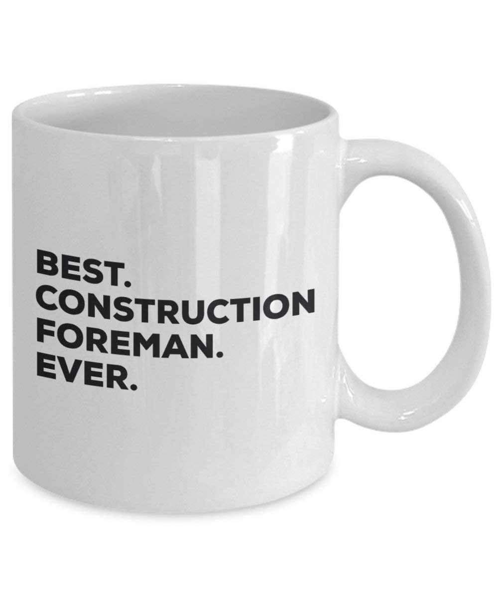 Best Konstruktion Schnurrbart, Ever Tasse, Funny Coffee Cup – Thank You Anerkennung für Weihnachten Geburtstag Urlaub Einzigartiges Geschenk Ideen