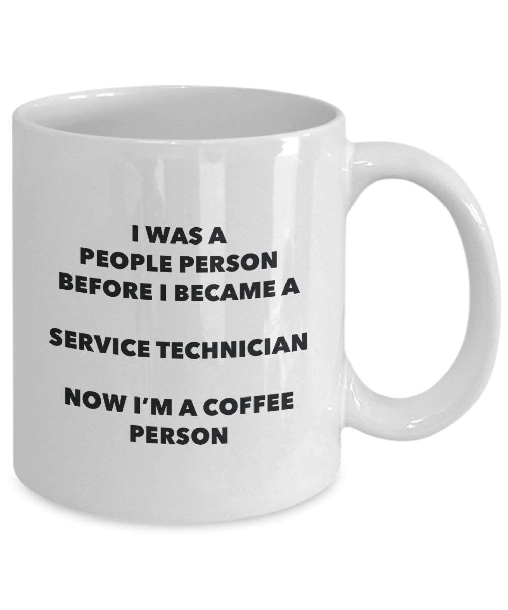 Service Techniker Kaffee Person Tasse – Funny Tee Kakao-Tasse – Geburtstag Weihnachten Kaffee Lover Cute Gag Geschenke Idee