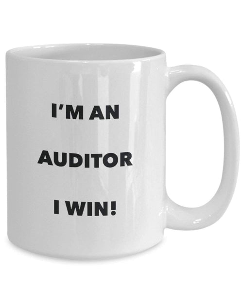 Revisore mug – I' m An Auditor i Win. – Funny Coffee Cup – novelty Birthday Christmas GAG regalo idea 15oz Infradito colorati estivi, con finte perline