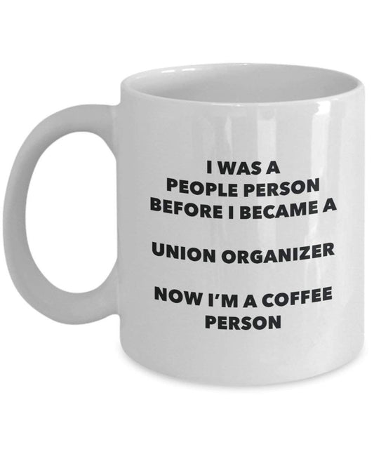 Union Organiseur Café personne Mug – Funny Tasse à thé de cacao – Anniversaire de Noël amateur de café mignon Gag Gifts Idée 15oz blanc