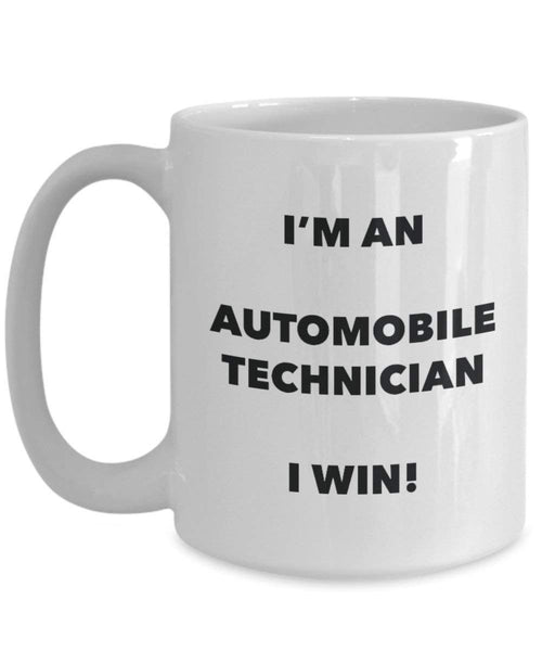 Automarke Technician Tasse – Ich bin ein Automarke Techniker I Win. – Funny Kaffeetasse – Neuheit Geburtstag Weihnachten Gag Geschenke Idee