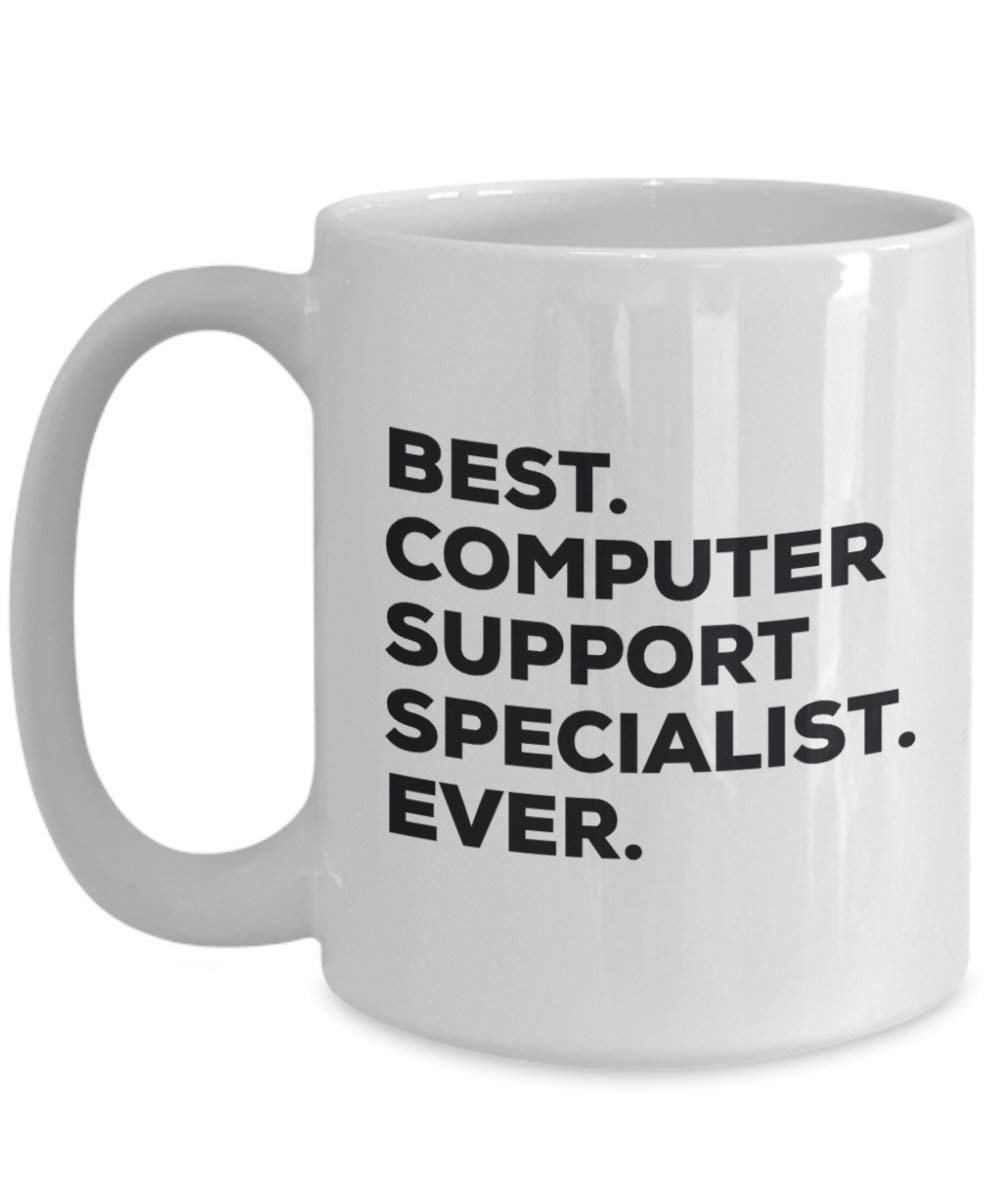 Best Computer unterstützt Specialist Ever Tasse – Funny Coffee Cup – Thank You Anerkennung für Weihnachten Geburtstag Urlaub Einzigartiges Geschenk Ideen