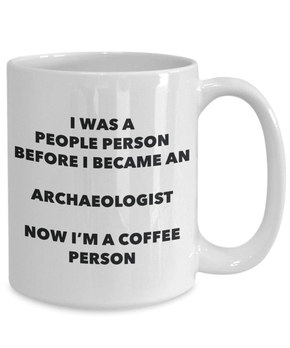 Archäologe Kaffee Person Tasse – Funny Tee Kakao-Tasse – Geburtstag Weihnachten Kaffee Lover Cute Gag Geschenke Idee