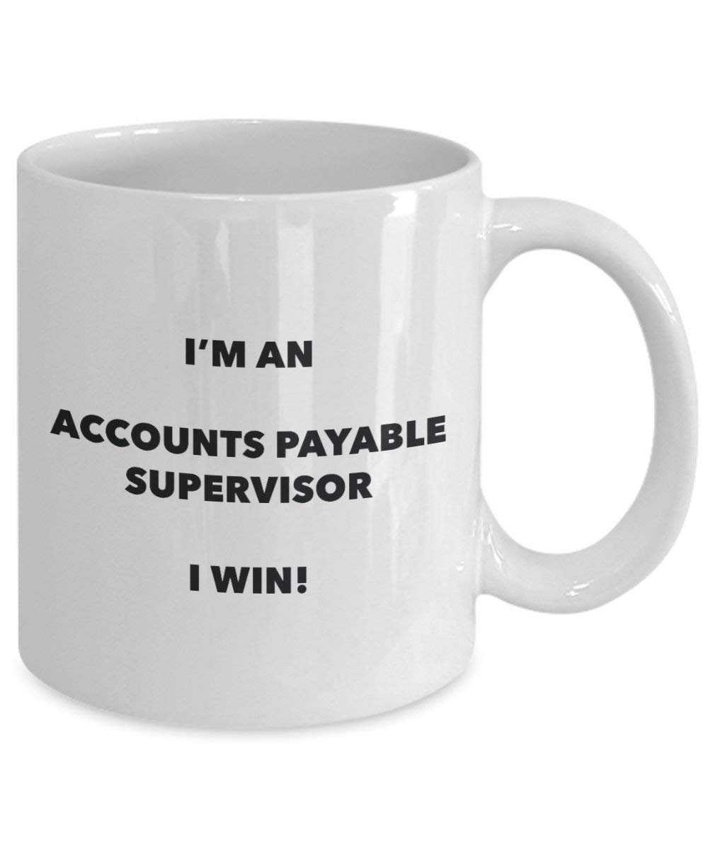 Buchhaltung Supervisor Tasse – Ich bin ein Buchhaltung Supervisor I Win. – Funny Kaffeetasse – Neuheit Geburtstag Weihnachten Gag Geschenke Idee