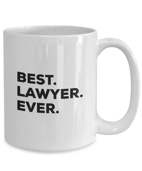 Best Lawyer Ever mug – Funny Coffee Cup – Thank You Appreciation idee regalo per Natale festa di compleanno unico 11oz Infradito colorati estivi, con finte perline