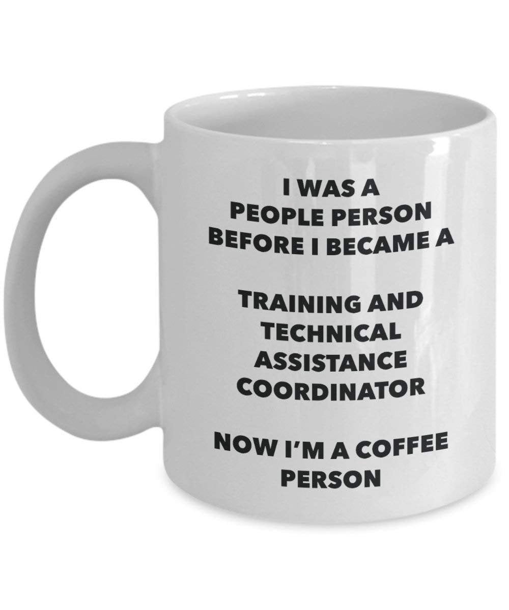 formation et assistance technique Coordinator personne à café Mug Tasse à thé de cacao – rigolo – Anniversaire de Noël amateur de café mignon Gag Gifts Idée 11oz blanc