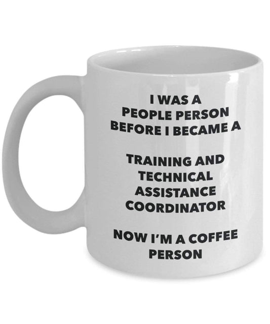 formation et assistance technique Coordinator personne à café Mug Tasse à thé de cacao – rigolo – Anniversaire de Noël amateur de café mignon Gag Gifts Idée 11oz blanc