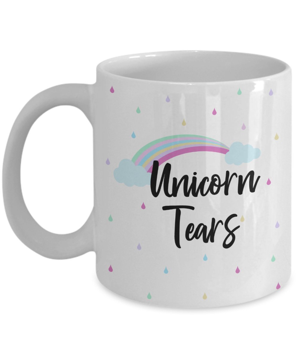 Tasse mit Einhorntränenmotiv, lustig, für Tee/Kakao / Kaffee