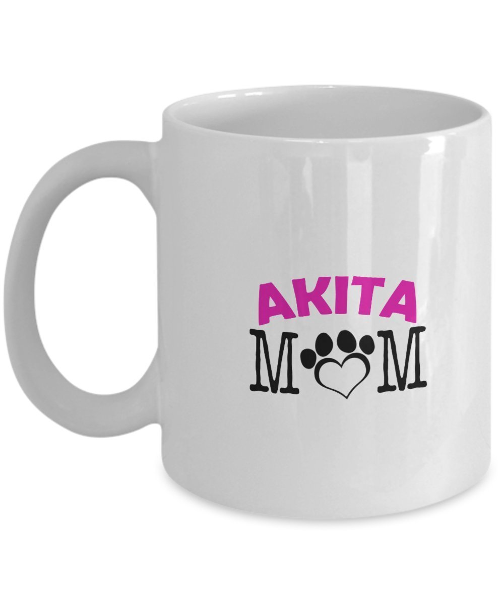 Funny Akita Couple Mug - Akita Dad - Akita Mom - Akita Lover Gifts - Unique Ceramic Gifts Idea (Dad & Mom)