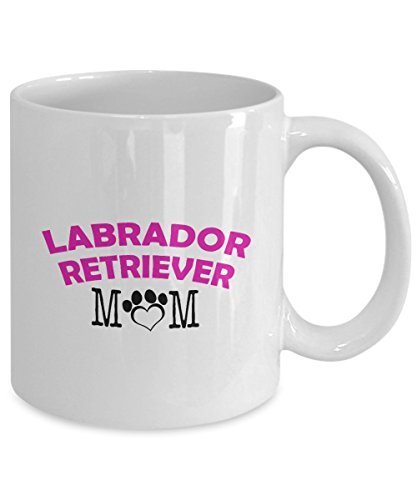 Funny Labrador Retriever Couple Mug – Labrador Retriever Dad – Labrador Retriever Mom – Labrador Retriever Lover Gifts - Unique Ceramic Gifts Idea (Mom)