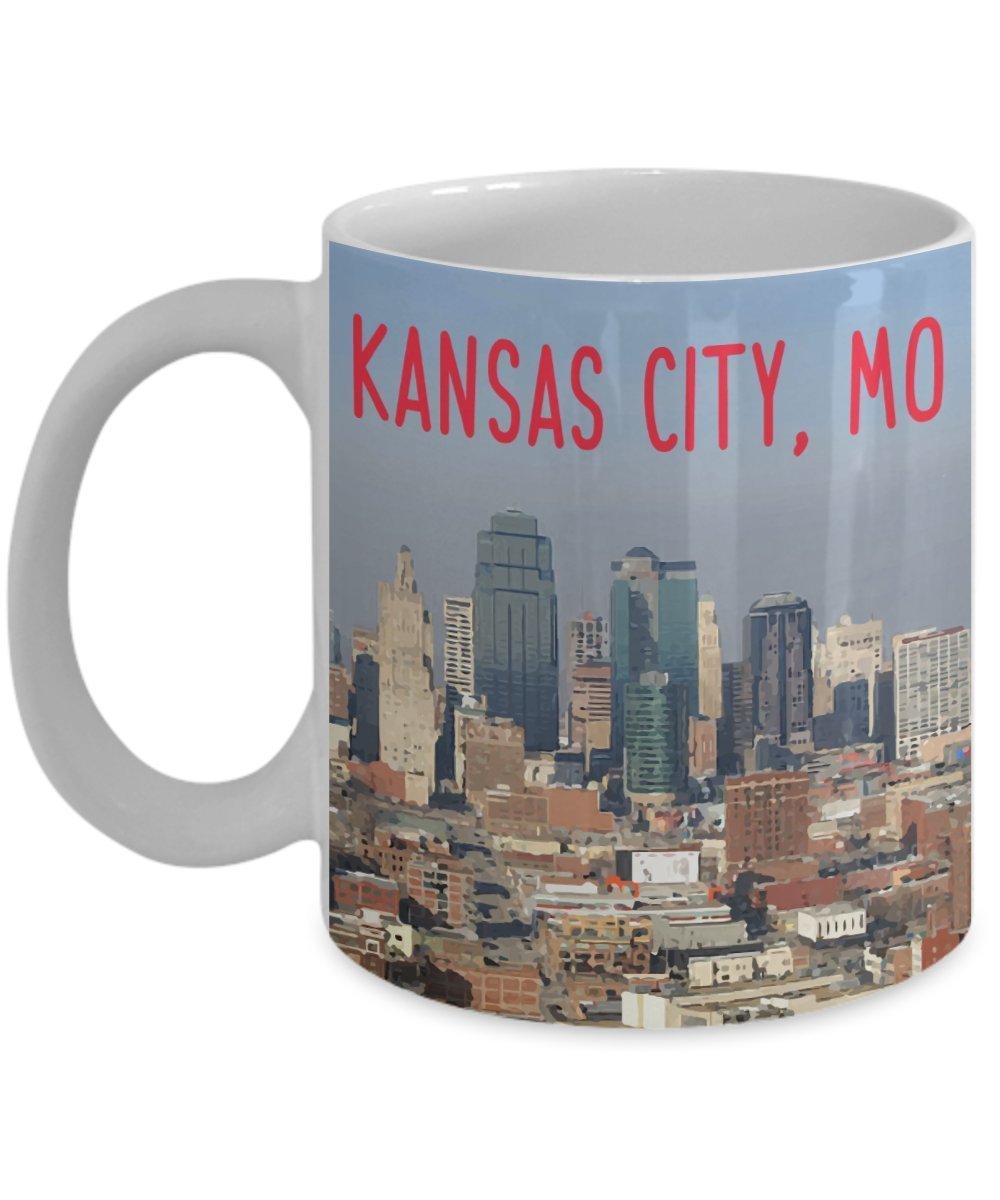 Kansas City Mug - Kansas City, Mo - Funny Tea Hot Cocoa Coffee Cup - Novelty Birthday Christmas Anniversary Gag Gifts Idea
