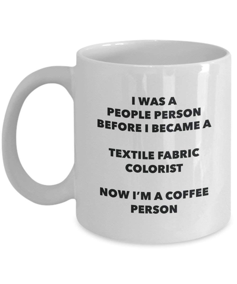 Textile Fabric Colorist Coffee Person Mug - Funny Tea Cocoa Cup - Birthday Christmas Coffee Lover Cute Gag Gifts Idea