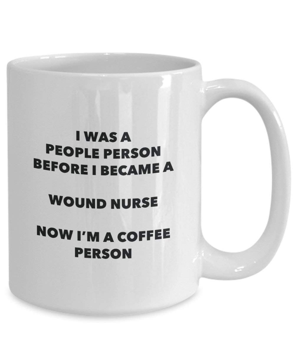 blessure Nursecoffee personne Mug – Funny Tasse à thé de cacao – Anniversaire de Noël amateur de café mignon Gag Gifts Idée 15oz blanc