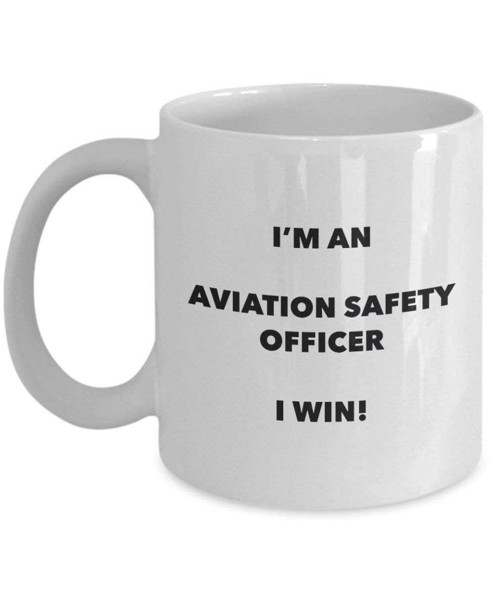 FLugsicherheit Officer Tasse – Ich bin ein FLugsicherheit Officer I Win. – Funny Kaffeetasse – Neuheit Geburtstag Weihnachten Gag Geschenke Idee