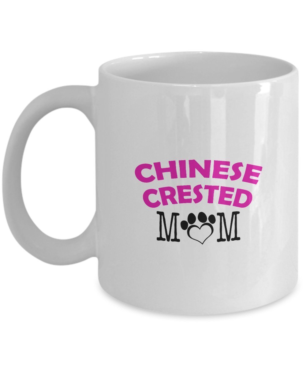 Funny Chinese Crested Couple Mug – Chinese Crested Dad – Chinese Crested Mom – Chinese Crested Lover Gifts - Unique Ceramic Gifts Idea (Mom)