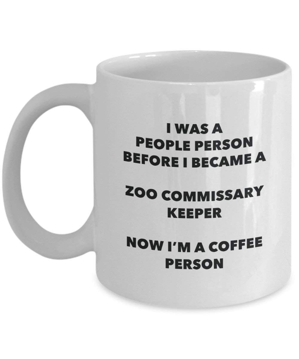 Zoo Commissary Keeper Coffee Person Mug - Funny Tea Cocoa Cup - Birthday Christmas Coffee Lover Cute Gag Gifts Idea