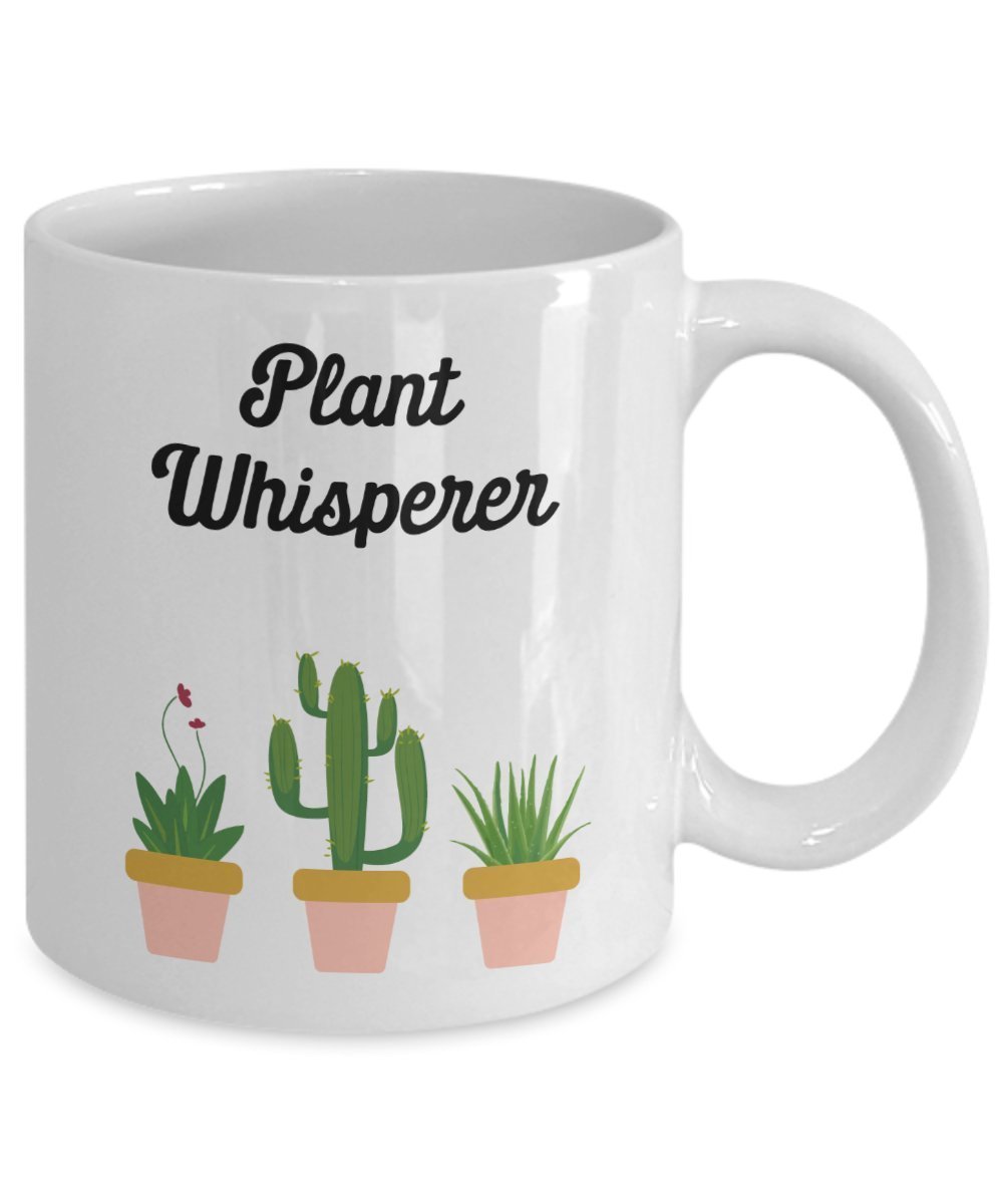 Plant Whisperer Mug - Funny Tea Hot Cocoa Coffee Cup - Novelty Birthday Christmas Gag Gifts Idea