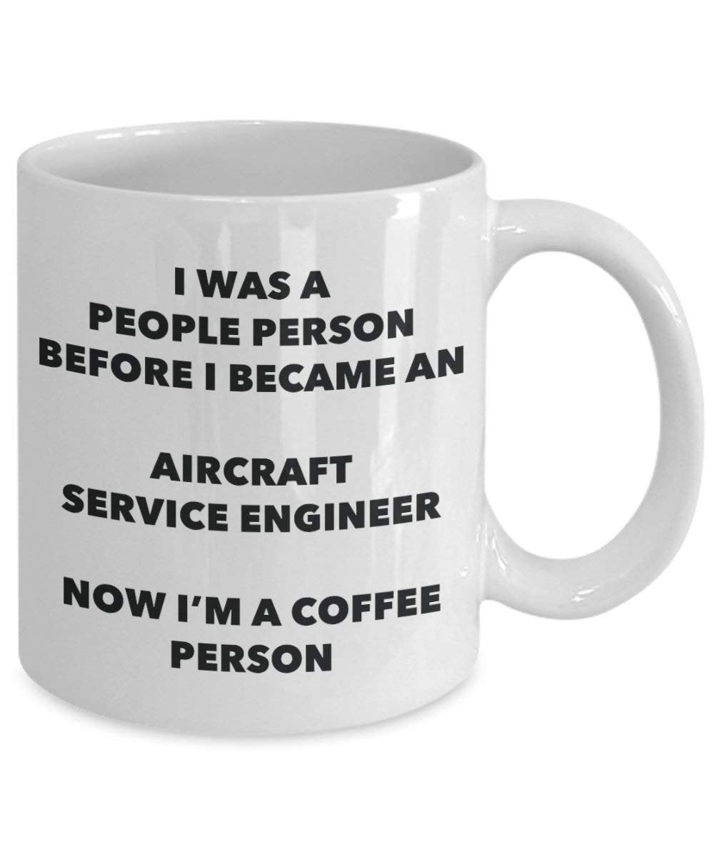 Aircraft Service Ingenieur Kaffee Person Tasse – Funny Tee Kakao-Tasse – Geburtstag Weihnachten Kaffee Lover Cute Gag Geschenke Idee