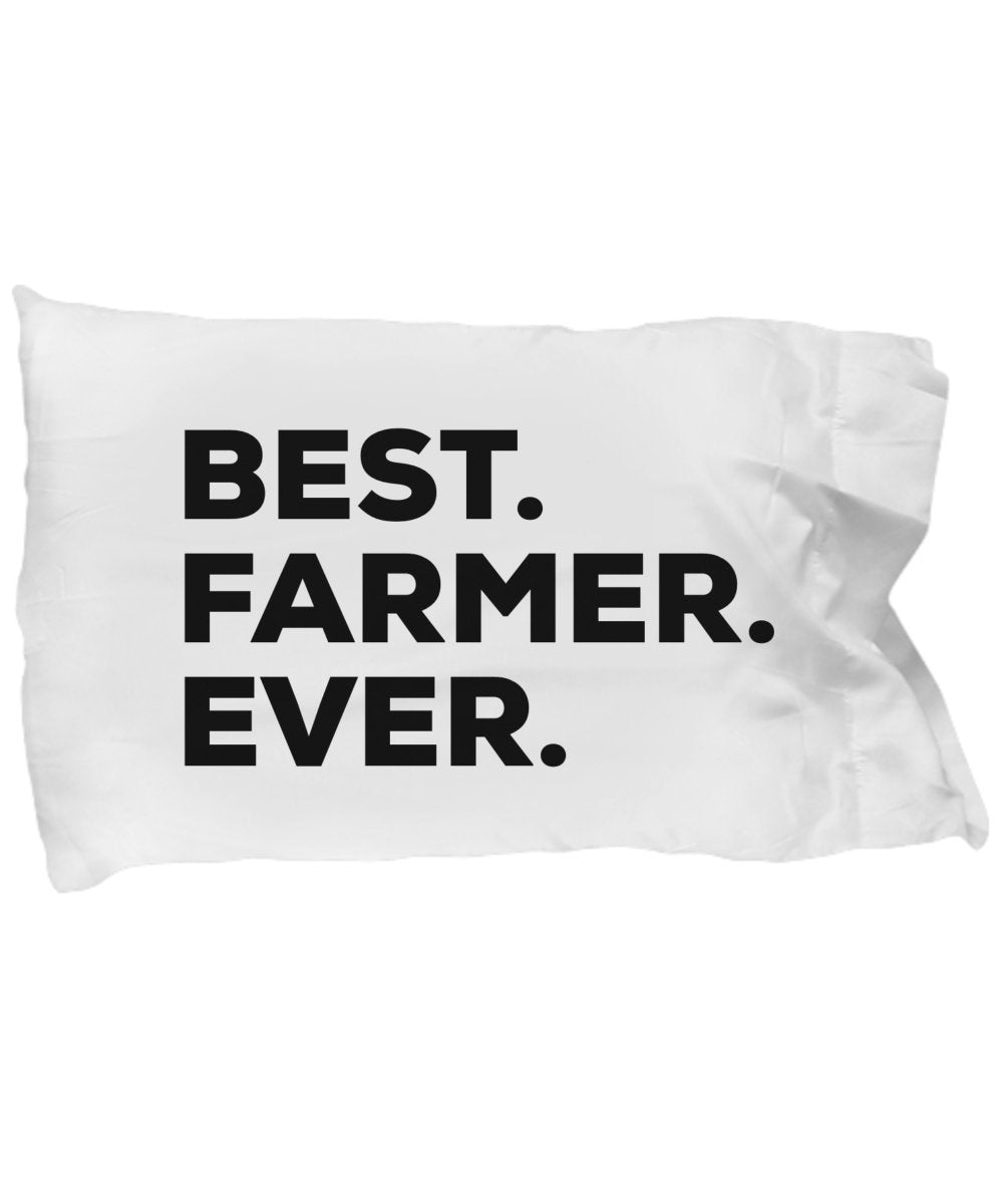 Farmer Pillow Case - Novelty For Women Men Or A Mom Or Dad - Funny Gag Gift - Ideas For Anniversary Birthday Christmas