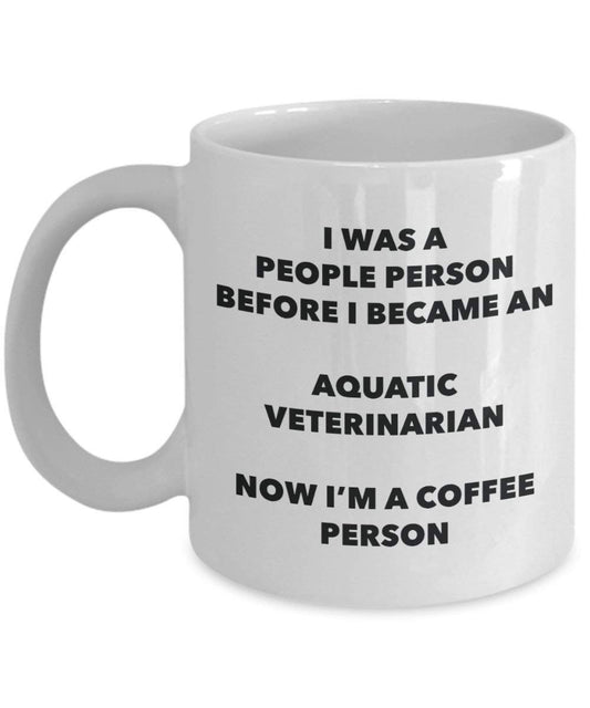 Aquatic Veterinarian Coffee Person Mug - Funny Tea Cocoa Cup - Birthday Christmas Coffee Lover Cute Gag Gifts Idea