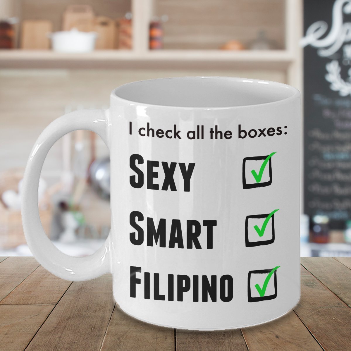 Filipino Mug - Funny Pride Coffee Cup For Men or Women - I Am Proud Novelty Love Cup