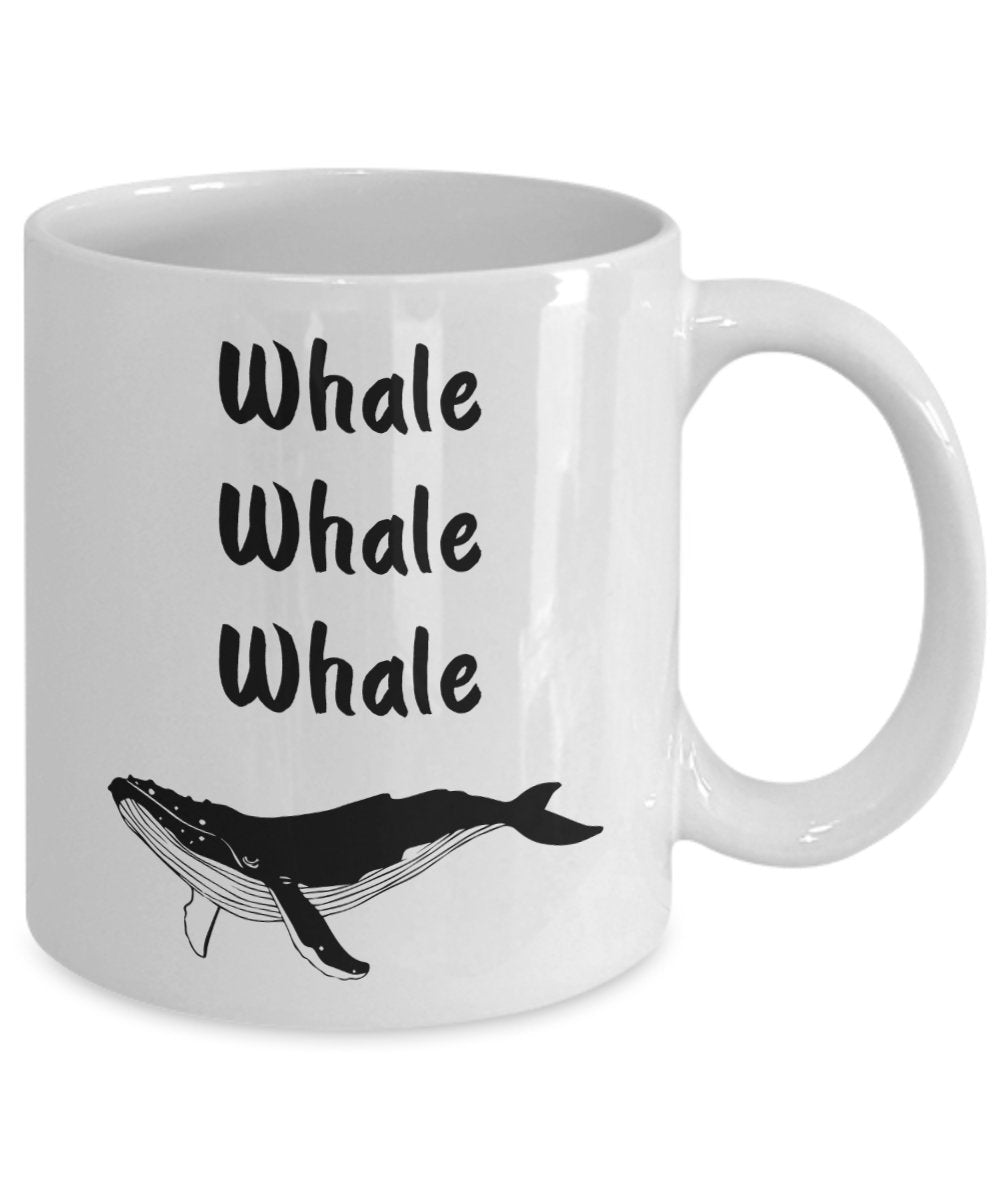 Whale Mug - Funny Tea Hot Cocoa Coffee Cup - Novelty Birthday Gift Idea