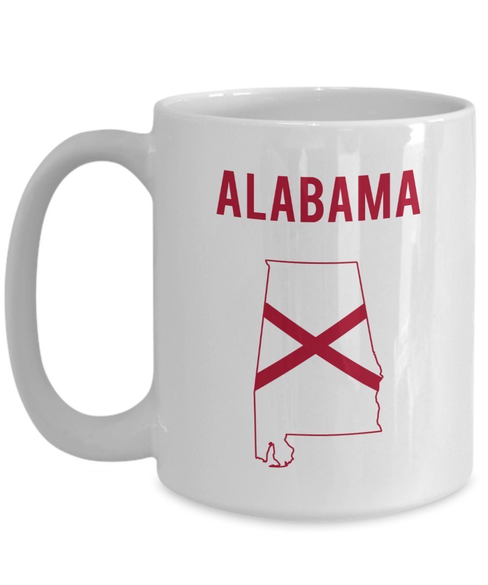 Alabama Mug - Funny Tea Hot Cocoa Coffee Cup - Novelty Birthday Christmas Anniversary Gag Gifts Idea