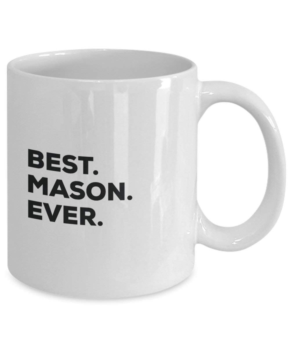 Best Mason Ever Mug - Funny Coffee Cup -Thank You Appreciation For Christmas Birthday Holiday Unique Gift Ideas