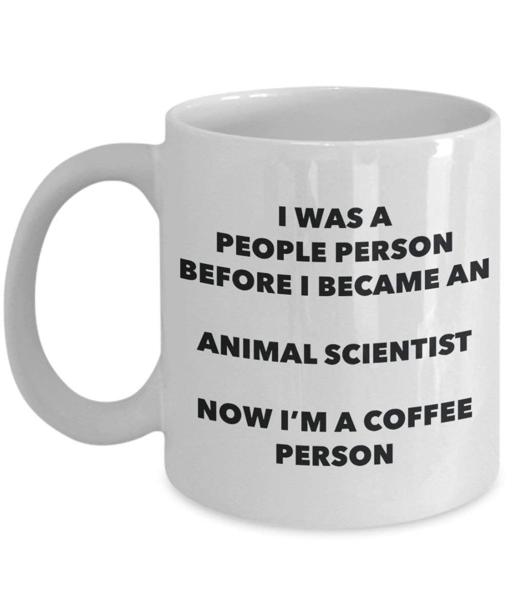 Animal Scientist Coffee Person Mug - Funny Tea Cocoa Cup - Birthday Christmas Coffee Lover Cute Gag Gifts Idea