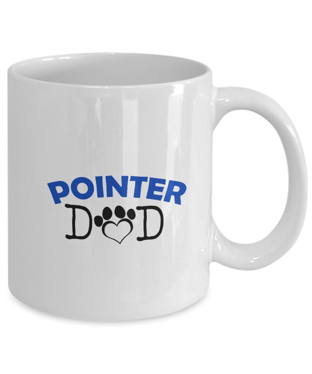 Funny Pointer Couple Mug – Pointer Dad – Pointer Mom – Pointer Lover Gifts - Unique Ceramic Gifts Idea (Dad & Mom)