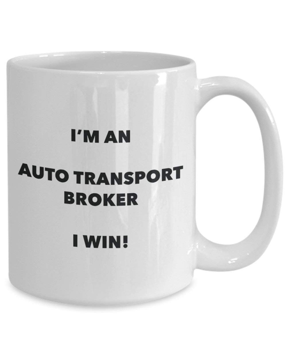 Auto Transport Broker Tasse – Ich bin ein Auto Transport Broker I Win. – Funny Kaffeetasse – Neuheit Geburtstag Weihnachten Gag Geschenke Idee