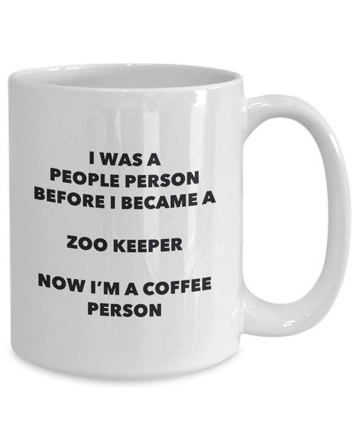 Zoo Keeper Coffee Person Mug - Funny Tea Cocoa Cup - Birthday Christmas Coffee Lover Cute Gag Gifts Idea