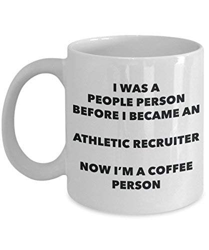 Athletic Recruiter Coffee Person Mug - Funny Tea Cocoa Cup - Birthday Christmas Coffee Lover Cute Gag Gifts Idea