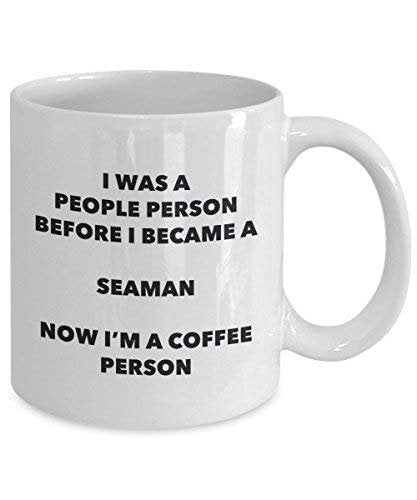 Seaman Coffee Person Mug - Funny Tea Cocoa Cup - Birthday Christmas Coffee Lover Cute Gag Gifts Idea