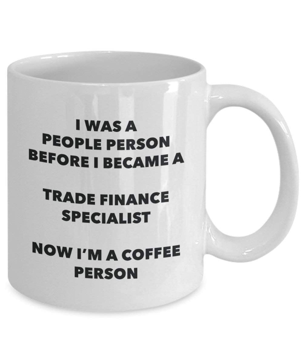 Trade Finance Specialist Café personne Mug – Funny Tasse à thé de cacao – Anniversaire de Noël amateur de café mignon Gag Gifts Idée 11oz blanc